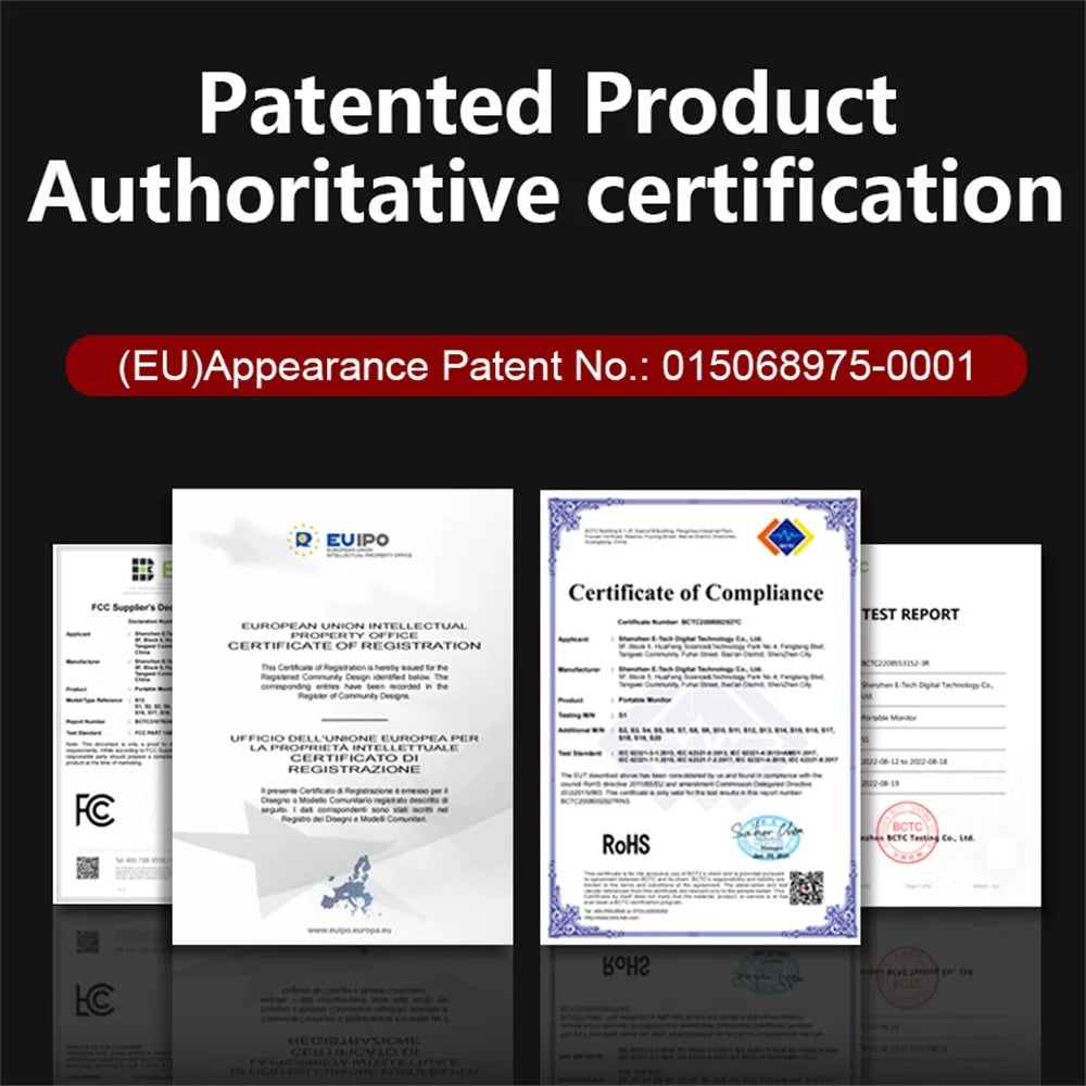 FHD IPS Gaming Series Portable LCD Backlit Monitor High-Definition Dual Triple Screen Extender for Productivity Visture