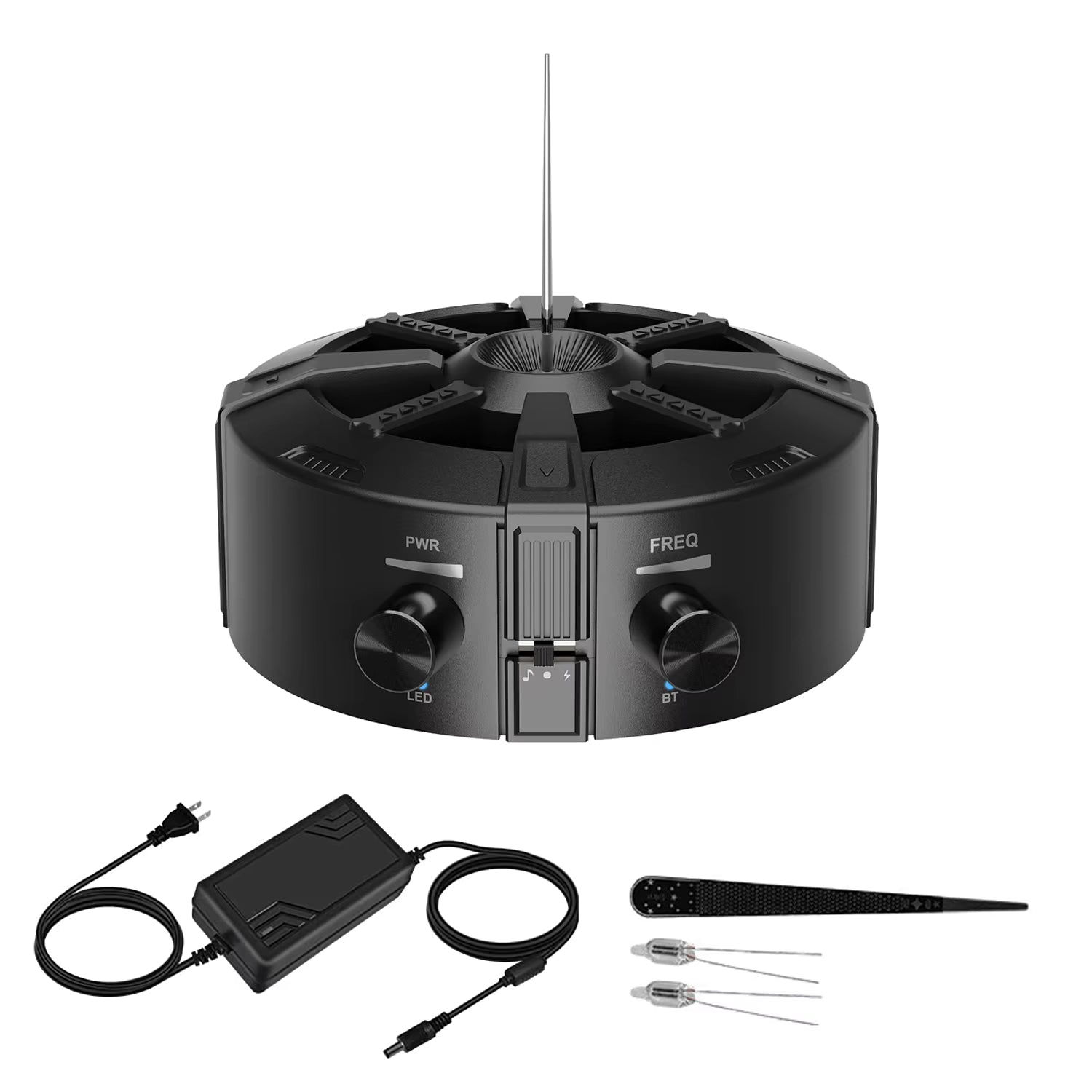 Updated Version Bluetooth Music Tesla Coil  Wireless Transmission Experiment Desktop Toy Touchable Artificial Ligh