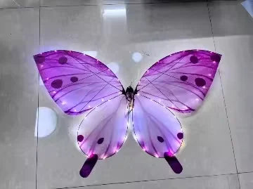 Magical LED RC Butterfly Drone Flying Bionic Insect Toy with Colorful Wings, Perfect for Wedding Proposal Birthday Party Decor