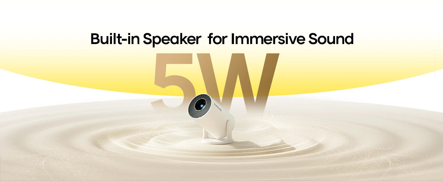 Magcubibc 8K Wifi6 HY300 Pro Projector Android 14 290 ANSI Dual WIFI Allwinner H726 BT5.4 720P Home Cinema Outdoor Portable