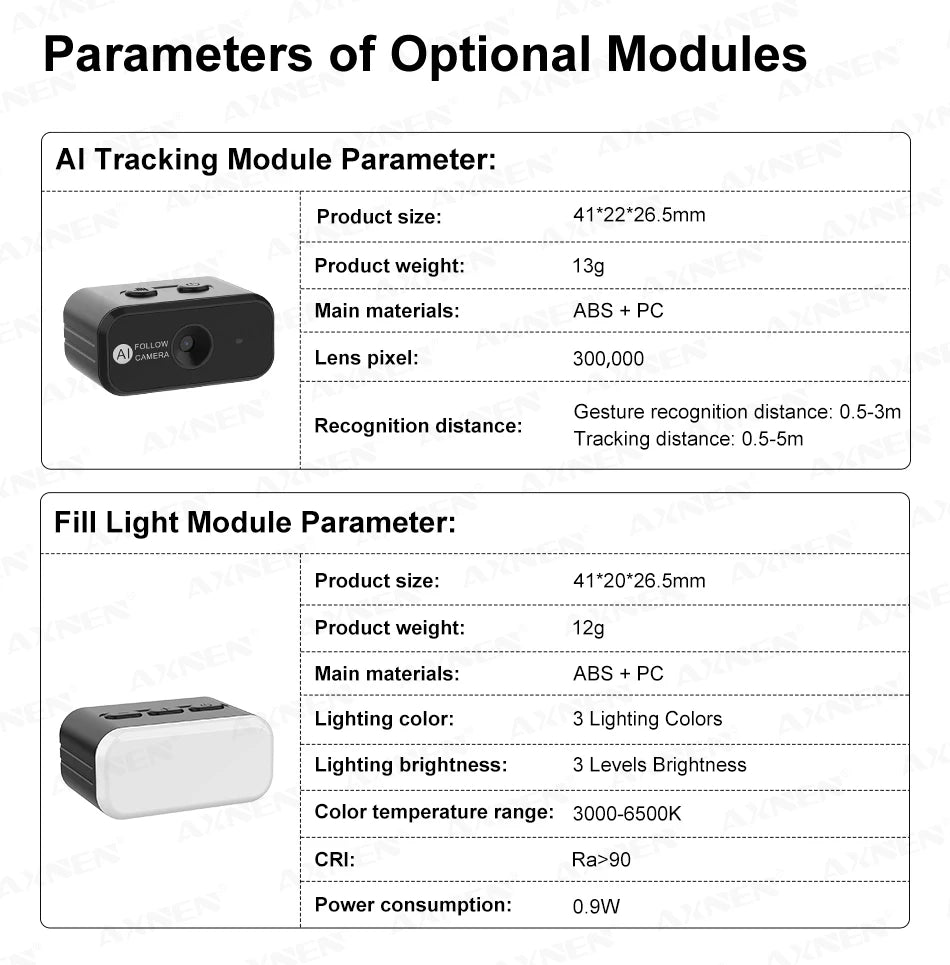 AXNEN M02 Phone Stabilizer 3-Axis Foldable Handheld Gimbal AI Face Tracking for iPhone Android Smartphone, Detachable Remote