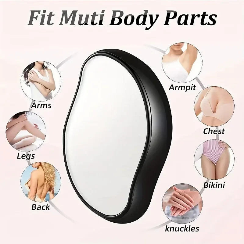 Crystal Epil Hair Removal Eraser Painless Safe Reusable Easy Clean Depilation Tool Physical Glass Hair Remov Body Beauty Eraser