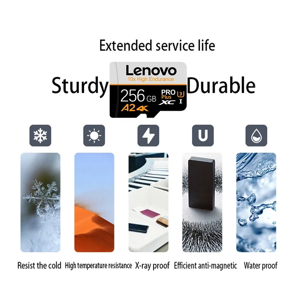 Lenovo High Speed Memory Card 1TB 512GB Micro TF SD Card 128GB 256GB TF Card For Camera Surveillance Devices For Sony For Sony