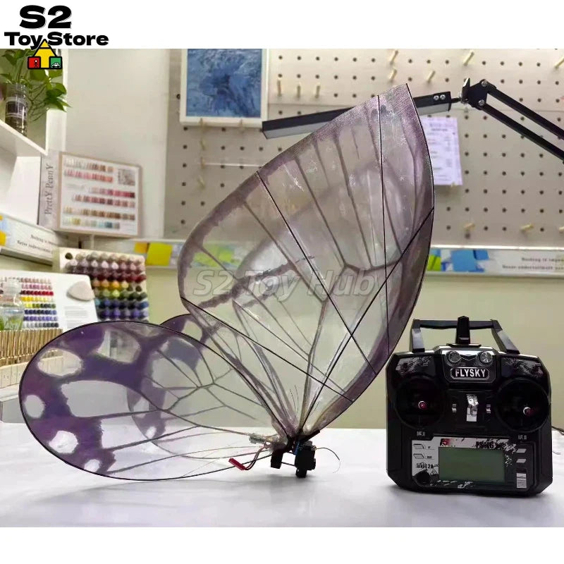 Magical LED RC Butterfly Drone Flying Bionic Insect Toy with Colorful Wings, Perfect for Wedding Proposal Birthday Party Decor