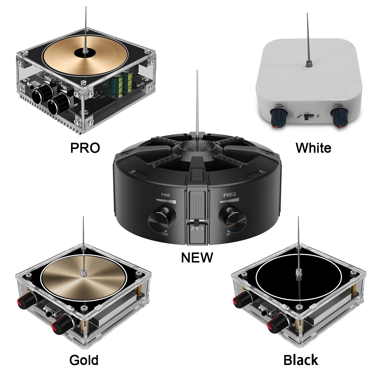 Updated Version Bluetooth Music Tesla Coil  Wireless Transmission Experiment Desktop Toy Touchable Artificial Ligh