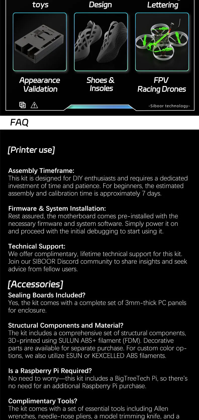 Voron 2.4 3D Printer Kit -SIBOOR V2.4 R2 [Aug,Version] CoreXY with Stealthburner Extruder DIY Impresor DIY 3D Printer Full Kits
