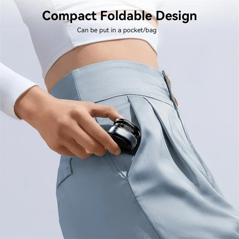 Car Mount Electric Vacuum Magnetic Holder Foldable Strong Suction Stand For Cell Phone For iphone 12 13 14 15 16 Live Streaming