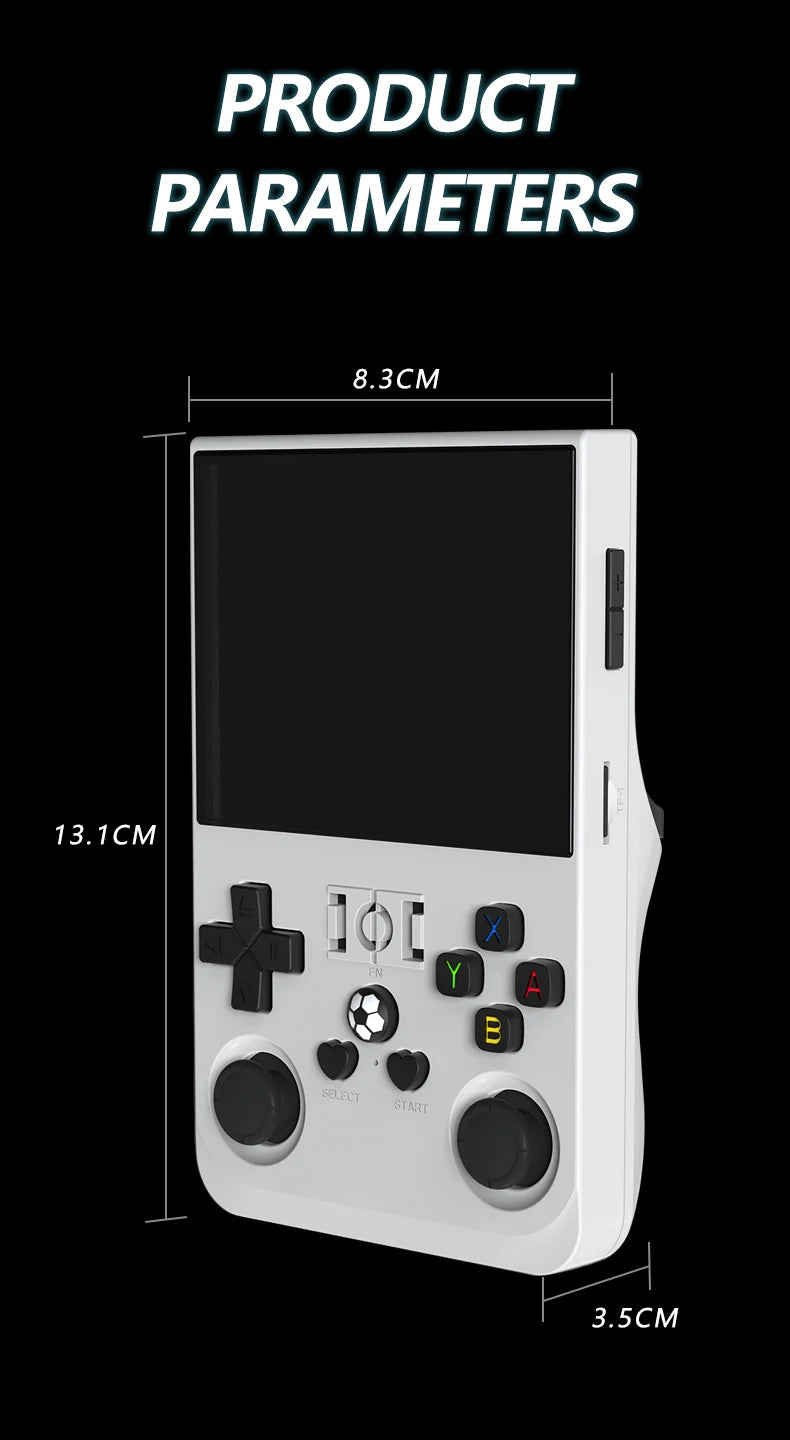 Open Source R36 PRO Retro Handheld Video Game Console Linux System 3.5 Inch IPS Screen Portable Pocket Player 128GB Games R36S