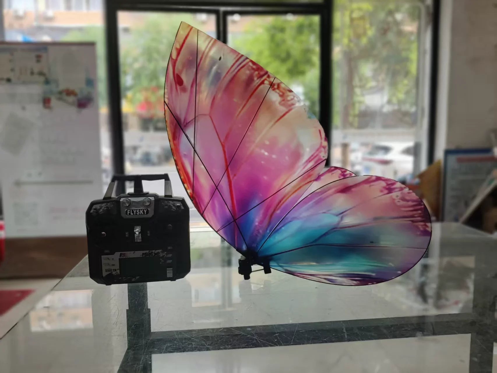 Magical LED RC Butterfly Drone Flying Bionic Insect Toy with Colorful Wings, Perfect for Wedding Proposal Birthday Party Decor