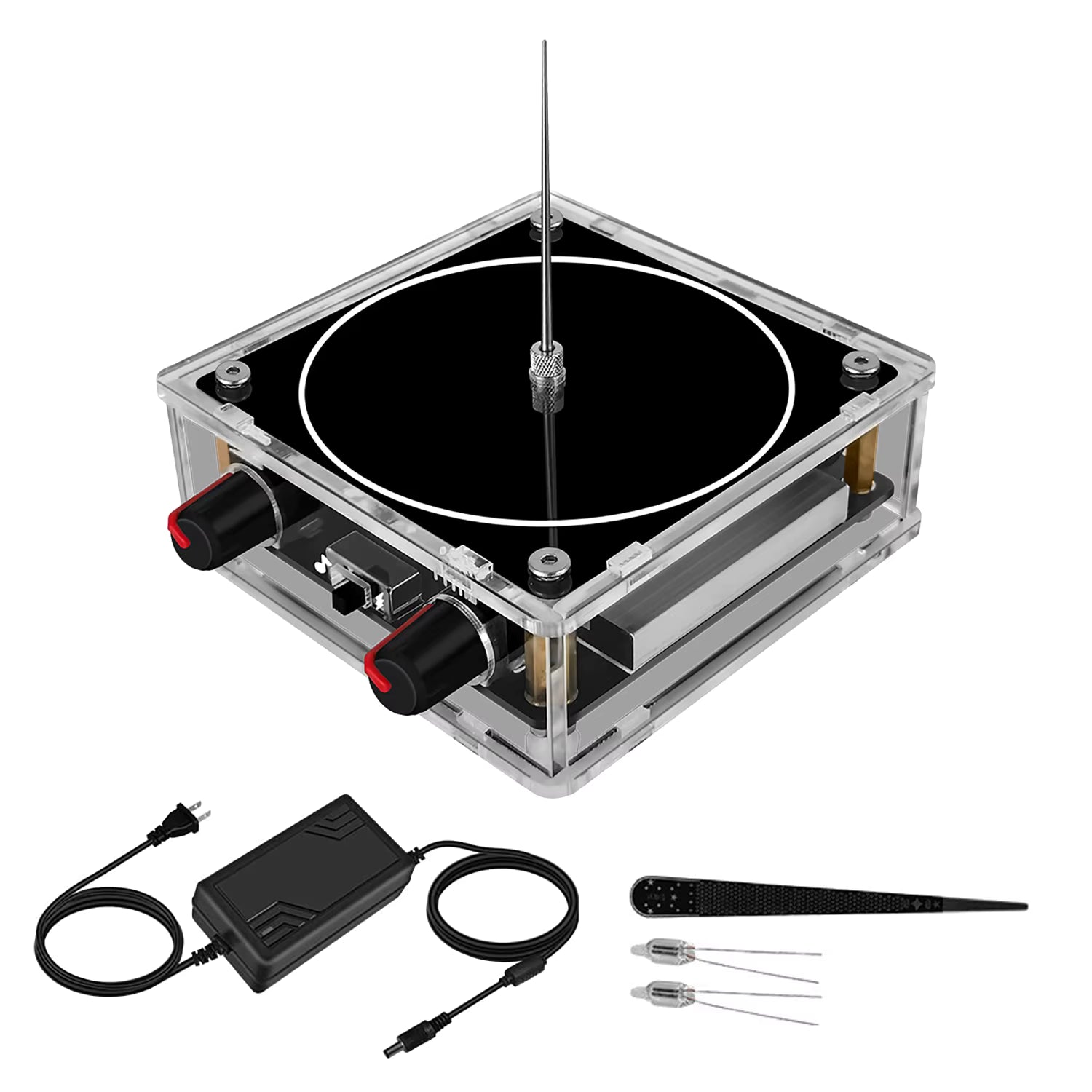 Updated Version Bluetooth Music Tesla Coil  Wireless Transmission Experiment Desktop Toy Touchable Artificial Ligh