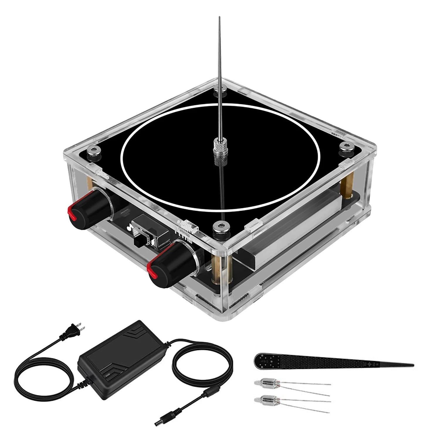 Updated Version Bluetooth Music Tesla Coil  Wireless Transmission Experiment Desktop Toy Touchable Artificial Ligh