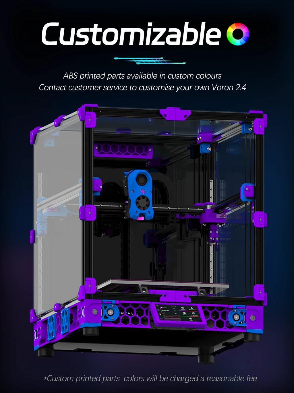 Voron 2.4 3D Printer Kit -SIBOOR V2.4 R2 [Aug,Version] CoreXY with Stealthburner Extruder DIY Impresor DIY 3D Printer Full Kits