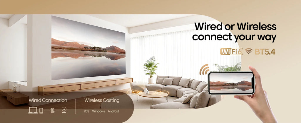 Magcubibc 8K Wifi6 HY300 Pro Projector Android 14 290 ANSI Dual WIFI Allwinner H726 BT5.4 720P Home Cinema Outdoor Portable