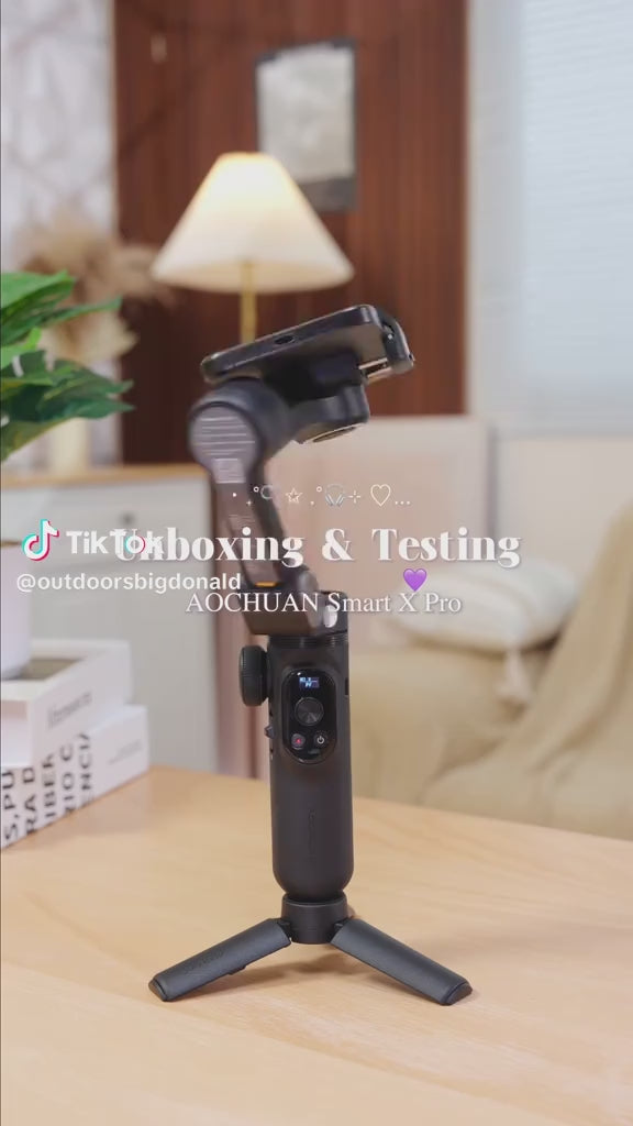 Selfie Stick with Stabilizer Auto Face Tracking Tripod for Mobile Wireless Selfie Stick Tripod Handheld Gimbal Stabilizer